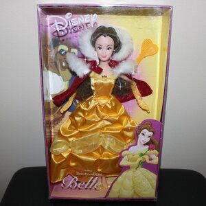 3/$188❤️vintage2001 Beauty and the Beast BELLE Disney Princess Yellow Dress Doll